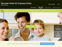Tablet Screenshot of hotelashoteleselche.com